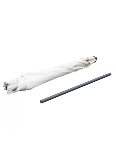 Outsunny 2.8m Garden Parasol Umbrella, Round Outdoor Market Table Umbrella, Parasol Patio Umbrella, 6 Ribs Manual Push, Sun Shad