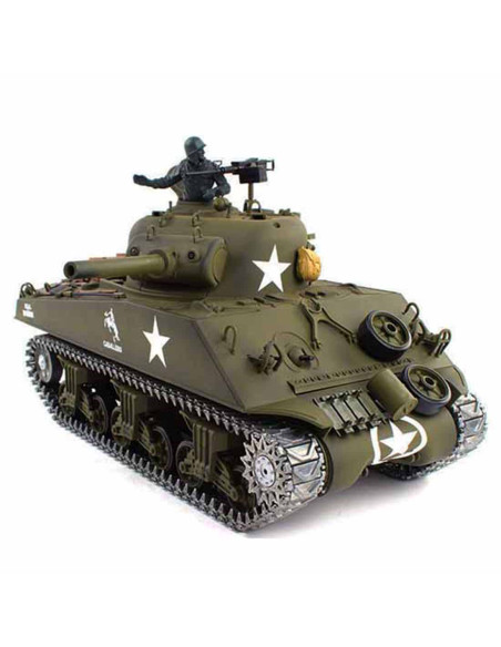 Heng Long 1:16 M4A3 Sherman RC Tank With Smoke, Sound And BB Gun - Metal Upgrade Pro Version, photo01 - pic 48408 | FastDaddyshop