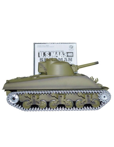 Heng Long 1:16 M4A3 Sherman RC Tank With Smoke, Sound And BB Gun - Metal Upgrade Pro Version, photo05