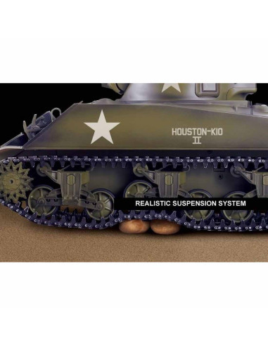Heng Long 1:16 M4A3 Sherman RC Tank With Smoke, Sound And BB Gun - Metal Upgrade Pro Version, photo10