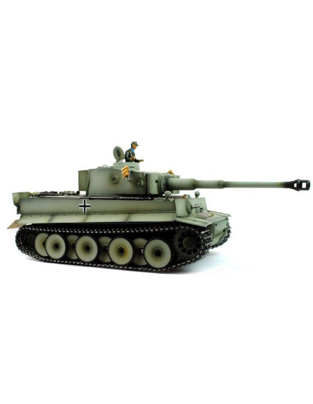 Taigen 1:16 Hand Painted RC Tank Tiger I Grey - Full Metal Upgrade - photo03 - pic 48511 | FastDaddyshop