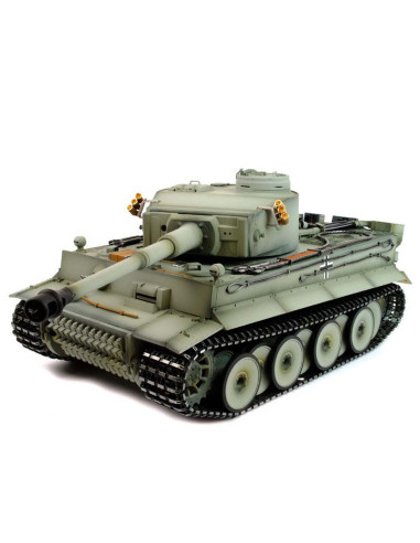 Taigen 1:16 Hand Painted RC Tank Tiger I Grey - Full Metal Upgrade - photo07