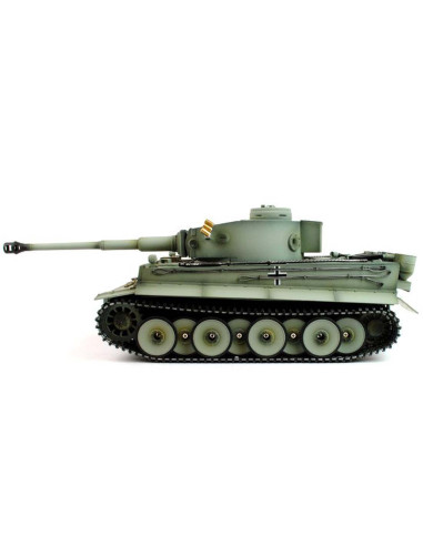 Taigen 1:16 Hand Painted RC Tank Tiger I Grey - Full Metal Upgrade - photo08