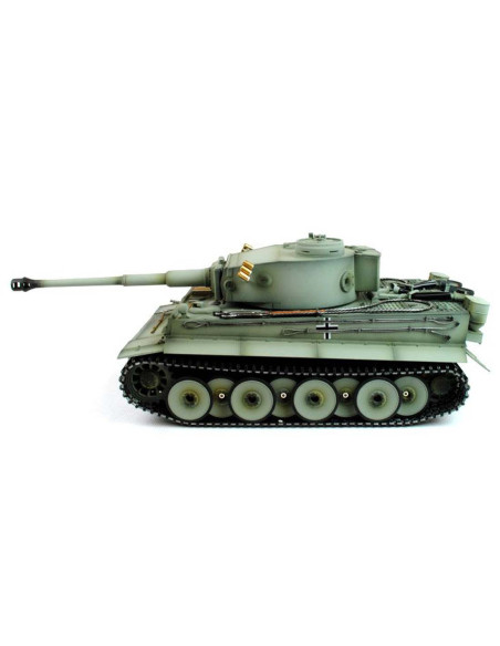 Taigen 1:16 Hand Painted RC Tank Tiger I Grey - Full Metal Upgrade - photo09 - pic 48517 | FastDaddyshop