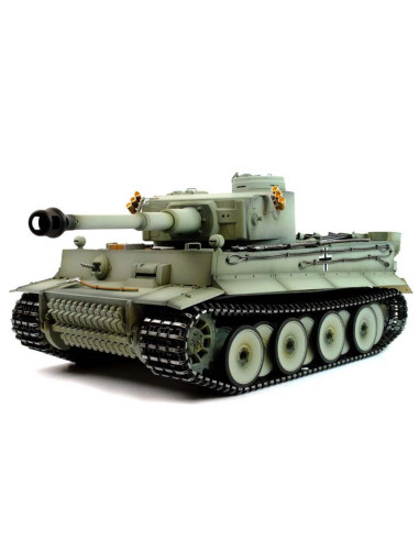 Taigen 1:16 Hand Painted RC Tank Tiger I Grey - Full Metal Upgrade - photo10