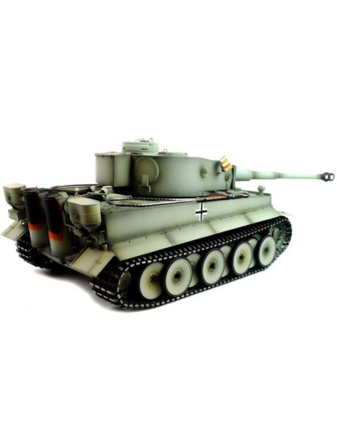Taigen 1:16 Hand Painted RC Tank Tiger I Grey - Full Metal Upgrade - photo13