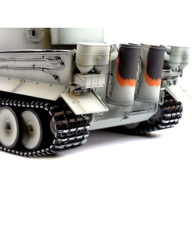 Taigen 1:16 Hand Painted RC Tank Tiger I Grey - Full Metal Upgrade - photo21