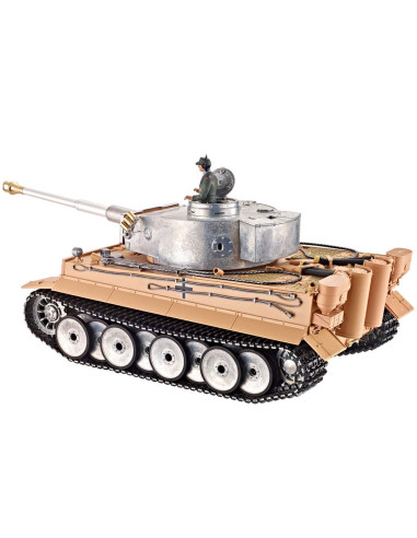 Taigen 1:16 Hand Painted RC Tank Tiger I Grey - Full Metal Upgrade - photo004