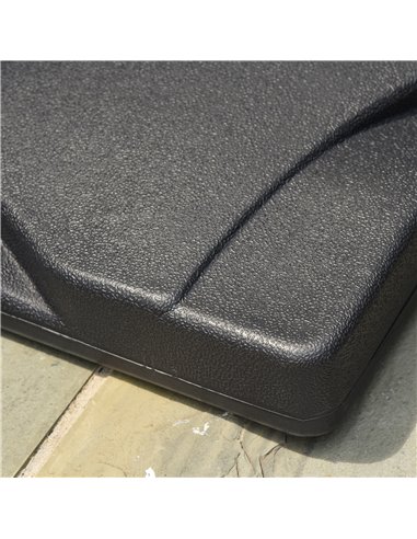Outsunny Square Cement Parasol Base Umbrella Weight Stand Black 84D-078