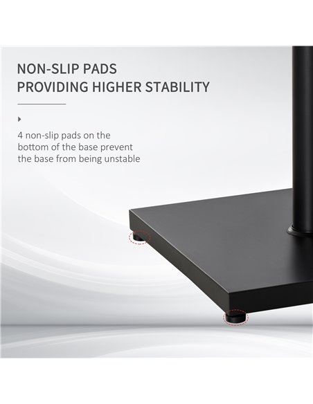 Outsunny Steel Square Parasol Stand Base w/ Adjustable Knob Umbrella Stand Black 84D-077 - pic 48584 | FastDaddyshop