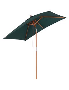 Outsunny Garden Umbrella Patio Umbrella Market Parasol, Green 84D-017GN
