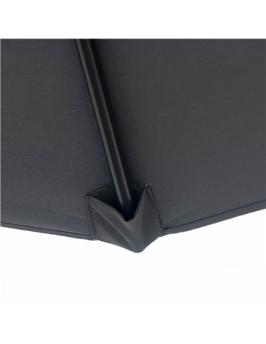 Outsunny 3(m) Tilting Parasol Garden Umbrellas, Outdoor Sun Shade with 8 Ribs, Tilt and Crank Handle for Balcony, Bench, Garden,