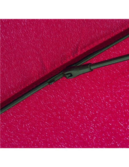 Outsunny Ф255cm Patio Parasol Umbrella Outdoor Market Table Parasol with Push Button Tilt Crank and Sturdy Ribs for Garden Lawn  - pic 48705 | FastDaddyshop
