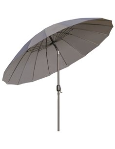 Outsunny Garden Umbrella Ф255cm Table Parasol, Dark Grey 84D-103CG