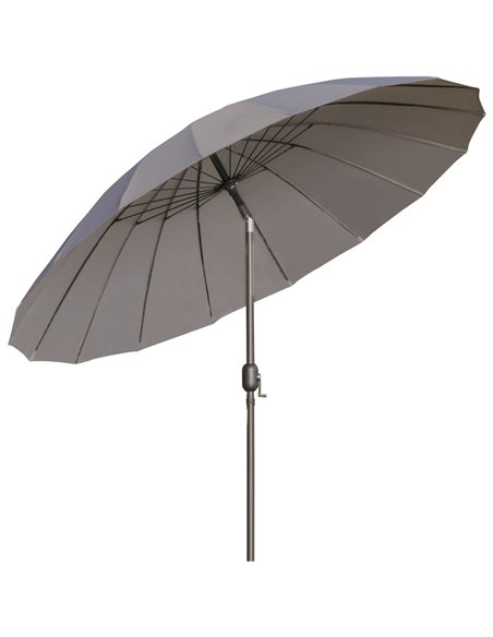 Outsunny Garden Umbrella Ф255cm Table Parasol, Dark Grey 84D-103CG - pic 48733 | FastDaddyshop