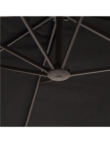 Outsunny 4.6m Double-Sided Patio Parasol Sun Umbrella-Black 84D-031V01BK - pic 48794 | FastDaddyshop