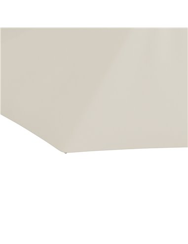 Outsunny Wall Mounted Umbrella with Vent, Garden Patio Parasol Umbrella Sun Shade Canopy, Beige 84D-311V00BG