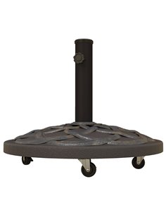 Outsunny 27kg Rolling Parasol Base with Wheels, Bronze Tone 84D-308V00TN