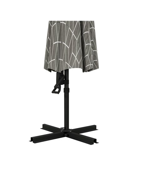Outsunny 3(m) Convertible Cantilever Parasol and Centre-post Garden Parasol with Cross Base, 360° Rotation Banana Parasol with C - pic 48884 | FastDaddyshop