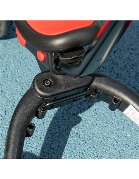 HOMCOM 4-in-1 Tricycle for Kids, Baby Trike with Adjustable Push Handle, Detachable Foot Rest for 18-60 Months, Red - pic 4891 | FastDaddyshop