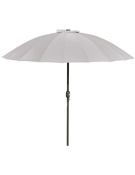Outsunny 2.5m Adjustable Outdoor Garden Parasol Umbrella, Light Grey 84D-103GY - pic 48940 | FastDaddyshop