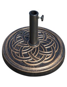 Outsunny 11.5kg Heavy Duty Parasol Base, Bronze Tone 84D-190