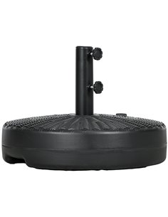 Outsunny 29kg Round Umbrella Parasol Base, Black 84D-275V00BK
