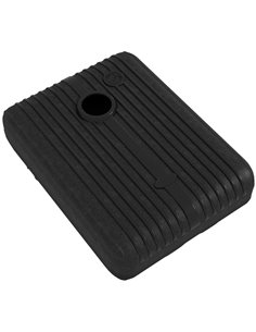 Outsunny Heavy Duty Parasol Base Plastic Umbrella Stand, Black 84D-272V00BK