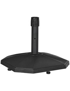 Outsunny 18kg Patio Parasol Base, Concrete Umbrella Base, Black 84D-252V00CG