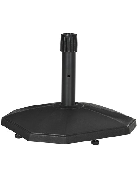 Outsunny 18kg Patio Parasol Base, Concrete Umbrella Base, Black 84D-252V00CG - pic 49066 | FastDaddyshop