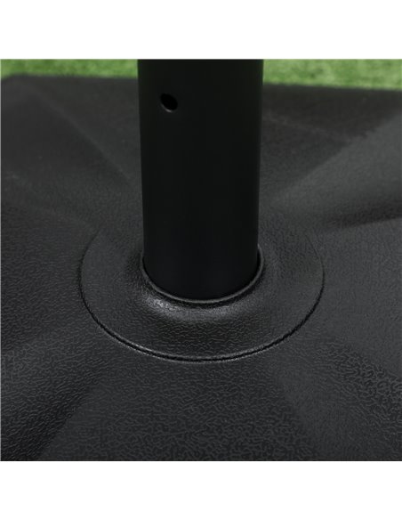 Outsunny 18kg Patio Parasol Base, Concrete Umbrella Base, 45.5cm Outdoor Umbrella Stand Holder for Parasol Poles 34mm, 38mm and  - pic 49072 | FastDaddyshop