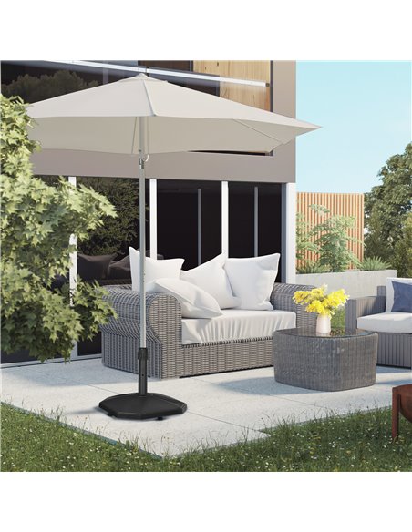 Outsunny 18kg Patio Parasol Base, Concrete Umbrella Base, 45.5cm Outdoor Umbrella Stand Holder for Parasol Poles 34mm, 38mm and  - pic 49073 | FastDaddyshop