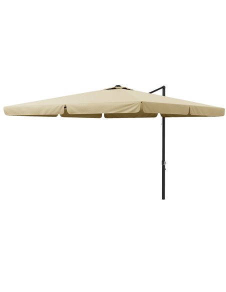 Outsunny 3(m) Cantilever Roma Parasol, Hanging Garden Parasol, Khaki 84D-313V00KK - pic 49084 | FastDaddyshop
