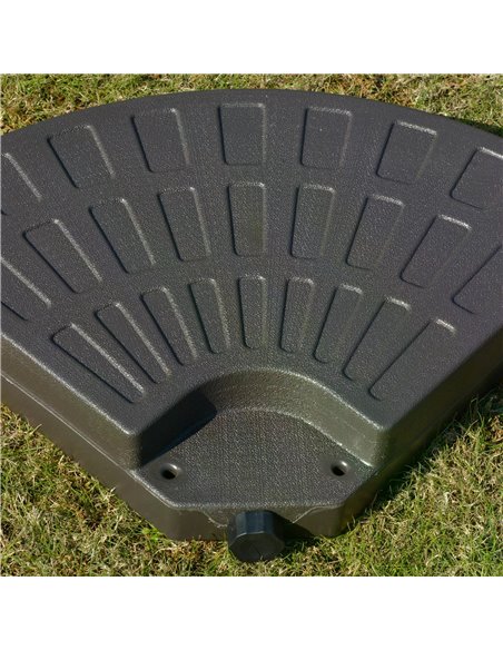 Outsunny 4-Piece Parasol Base Cantilever Offset Patio Umbrella Circular Base Stand w/Carry Handles, Water & Sand Filled 84D-124 - pic 49100 | FastDaddyshop