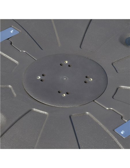 Outsunny Square Cantilever Patio Parasol Base Water or Sand Filled with Wheels Crossbar Heavy-Duty Umbrella Stand 84D-123 - pic 49109 | FastDaddyshop