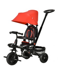 Homcom 12m+ Baby 4 in 1 Tricycle Stroller with Reversible...