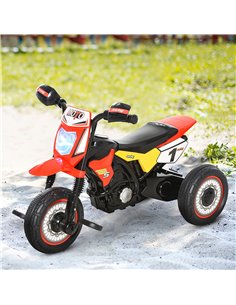 HOMCOM Toddlers 3-Wheel PP Ride On Pedal Trike Red