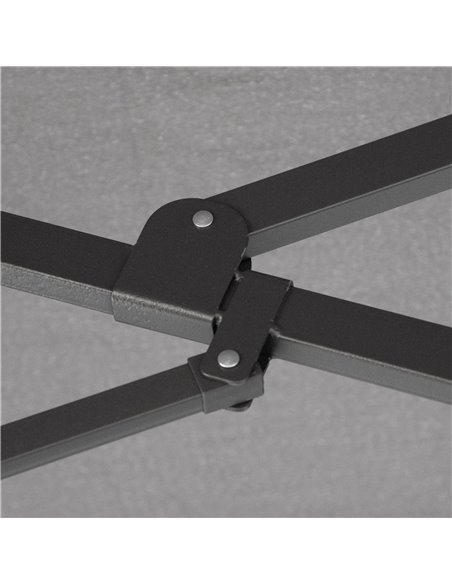 Outsunny 4.6m Garden Parasol Double-Sided Sun Umbrella Patio Market Shelter Canopy Shade Outdoor with Cross Base – Grey 84D-030V - pic 49324 | FastDaddyshop