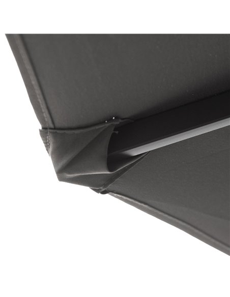 Outsunny 4.6m Garden Parasol Double-Sided Sun Umbrella Patio Market Shelter Canopy Shade Outdoor with Cross Base – Grey 84D-030V - pic 49326 | FastDaddyshop