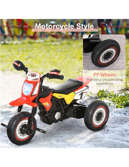 HOMCOM Toddlers 3-Wheel PP Ride On Pedal Trike Red - pic 4934 | FastDaddyshop