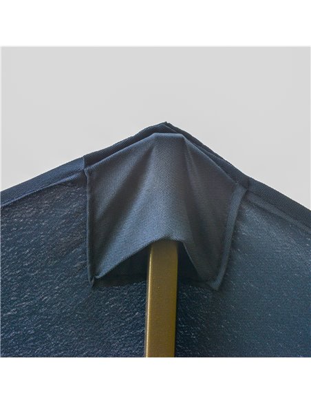 Outsunny 4.6m Garden Parasol Double-Sided Sun Umbrella Patio Market Shelter Canopy Shade Outdoor with Cross Base – Blue 84D-031V - pic 49342 | FastDaddyshop