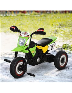 HOMCOM Toddlers 3-Wheel PP Ride On Pedal Trike Green