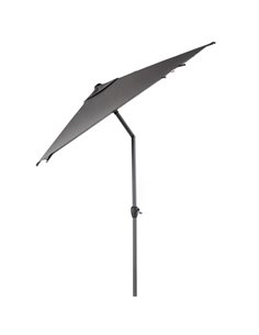 Outsunny 3 x 2m Garden Parasol Patio Sun Umbrella, Dark Grey 84D-126CG