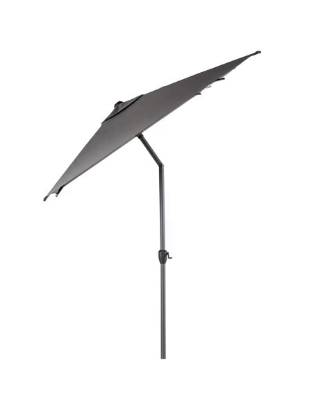 Outsunny 3 x 2m Garden Parasol Patio Sun Umbrella, Dark Grey 84D-126CG - pic 49525 | FastDaddyshop