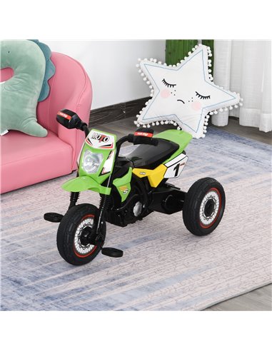 HOMCOM Toddlers 3-Wheel PP Ride On Pedal Trike Green