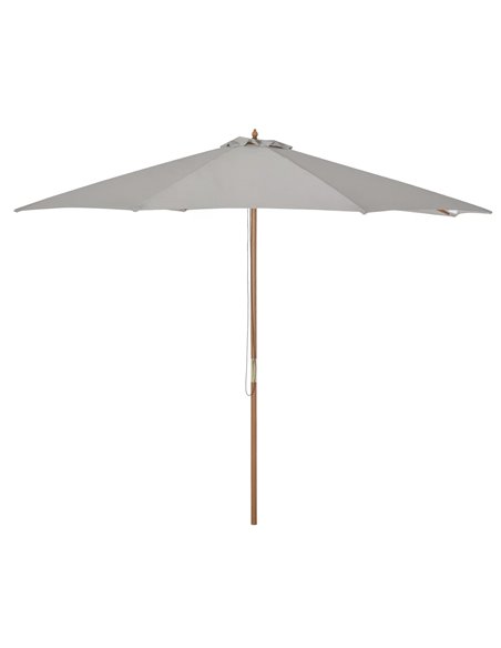 Outsunny 3m Fir Wooden Garden Parasol, Grey 840-065GY - pic 49687 | FastDaddyshop