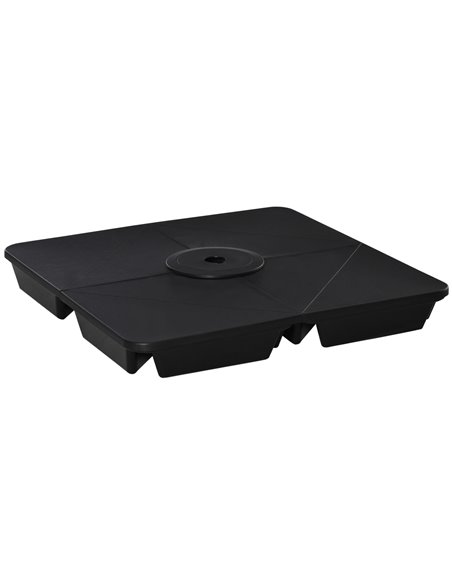 Outsunny Set of 4 Parasol Base Weights Up to 80kg, Black 84D-132 - pic 49705 | FastDaddyshop