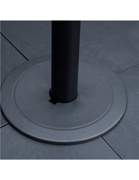 Outsunny Set of 4 Parasol Base Weights, Sand Filled Umbrella Base for Banana Hanging and Cantilever Umbrella Parasol Up to 80kg, - pic 49712 | FastDaddyshop