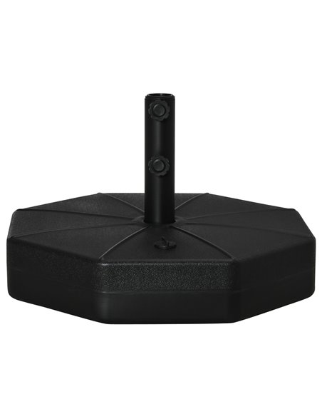 Outsunny Octagonal Garden Parasol Base Holder, Black 84D-143 - pic 49750 | FastDaddyshop