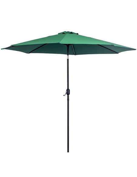 Outsunny 3(m) Tilting Parasol Garden Umbrella, Green 840-070GN - pic 49759 | FastDaddyshop